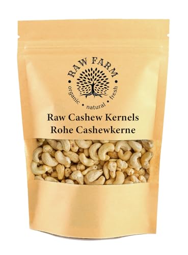 1 kg Rohe Cashewkerne, Ganze Nüsse, Glutenfrei, Sojafrei 1 kg Rohe Cashewkerne, Ganze Nüsse, Glutenfrei, Sojafrei von Raw Farm Organic Natural Fresh