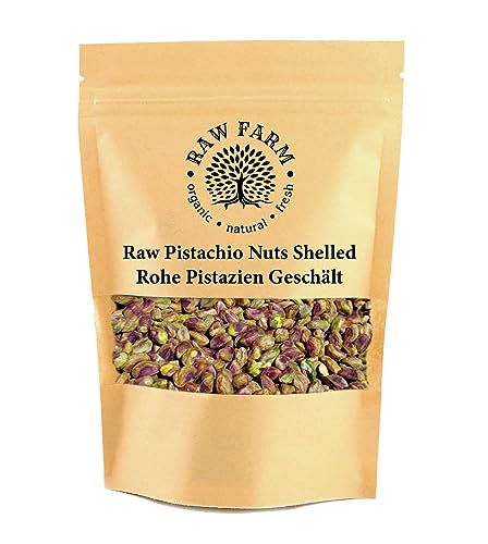500 g Rohe Ganze Pistazienkerne, Geschälte Nüsse, Ballaststoffreich, Glutenfrei, Sojafrei 500 g Rohe Ganze Pistazienkerne, Geschälte Nüsse, Ballaststoffreich, Glutenfrei, Sojafrei von Raw Farm Organic Natural Fresh