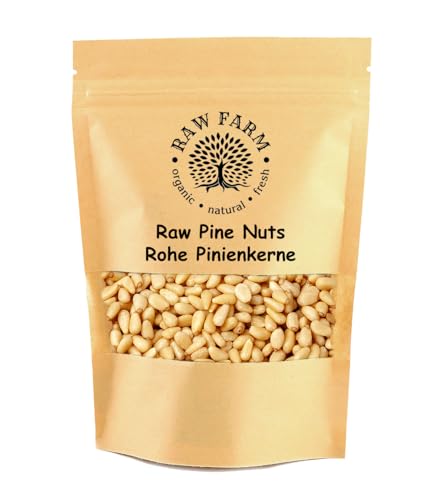 500 g rohe Pinienkerne, Vollkorn, glutenfrei, sojafrei 500 g rohe Pinienkerne, Vollkorn, glutenfrei, sojafrei von Raw Farm Organic Natural Fresh