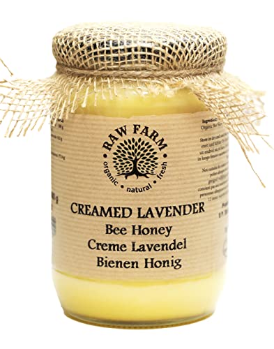 800 g Bio Lavendel Creme Honig von Raw Farm Organic Natural Fresh