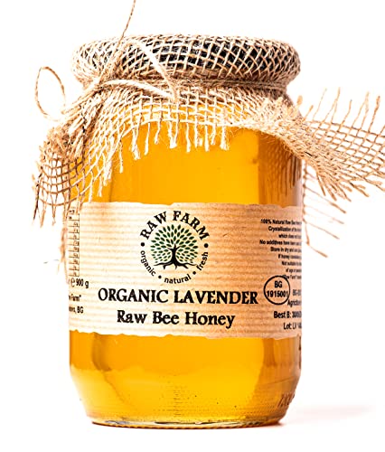 900 g Bio Lavendel Blüten Bienen Honig - Raw Farm von Raw Farm Organic Natural Fresh