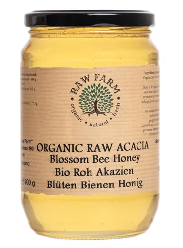 900 g Bio Akazien Bienen Honig - Raw Farm von Raw Farm Organic Natural Fresh