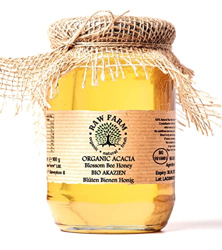 900 g Bio Akazien Bienen Honig - Raw Farm von Raw Farm Organic Natural Fresh