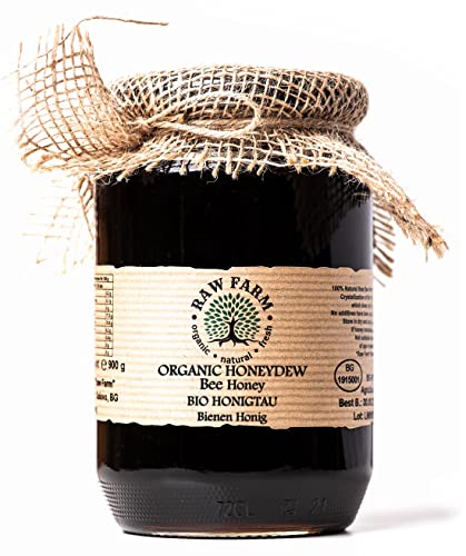 900 g Bio Honigtau Honig aus dem Schwarzen Eichenwald, Rein, ohne Zusatzstoffe von Raw Farm Organic Natural Fresh