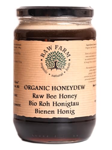 900 g Bio Honigtau Honig aus dem Schwarzen Eichenwald, Rein, ohne Zusatzstoffe von Raw Farm Organic Natural Fresh