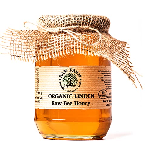 900 g Roher Bio Linden Blüten Bienen Honig - Raw Farm von Raw Farm Organic Natural Fresh
