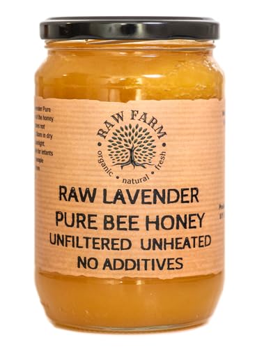900 g Reiner, Roher Lavendel Honig 100% Natürlichen – Ungefiltert, Ungeheizt, Nicht Pasteurisiert, direkt aus dem Bienenstock, Europäisches Produkt 900 g Reiner, Roher Lavendel Honig 100% Natürlichen – Ungefiltert, Ungeheizt, Nicht Pasteurisiert, direkt aus dem Bienenstock, Europäisches Produkt von Raw Farm Organic Natural Fresh
