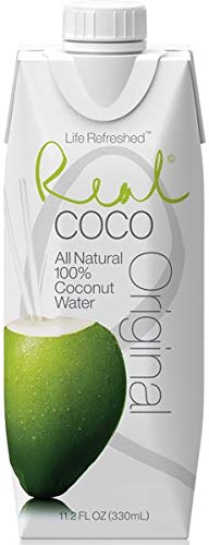 Real Coco Original Reines Kokoswasser 100% 330ml (12er Pack) von Real Coco