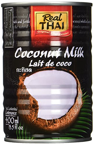 Real Thai Kokosnussmilch, 6er Pack (6 x 400 ml) von Real Thai