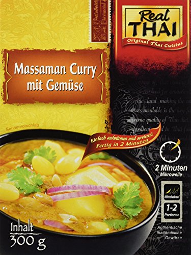 Real Thai Massaman Curry mit Gemüse (1 x 300 g) von Real Thai