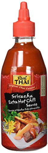 Real Thai Sriracha Extra Hot Chili Sauce (1 x 430 ml) von Real Thai