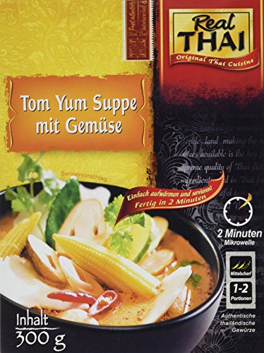 Real Thai Tom Yum Suppe mit Gemüse (1 x 300 g) von Real Thai
