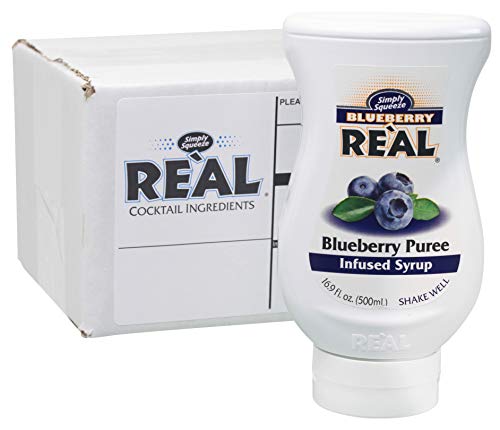 Reàl Sirup für Cocktails basierend auf Qualität Blaubeeren Püree für Garniertorten Eiscreme Desserts Semifreddi für den Einsatz in der Küche und für die Zubereitung von Cocktails und Drinks -1x500 ml Reàl Sirup für Cocktails basierend auf Qualität Blaubeeren Püree für Garniertorten Eiscreme Desserts Semifreddi für den Einsatz in der Küche und für die Zubereitung von Cocktails und Drinks -1x500 ml von Real