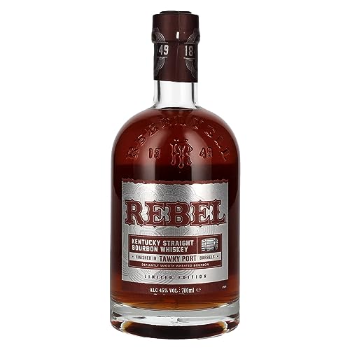 Rebel Kentucky Straight Bourbon Whisky TAWNY PORT Barrel Finish 45% Vol. 0,7l von Rebel