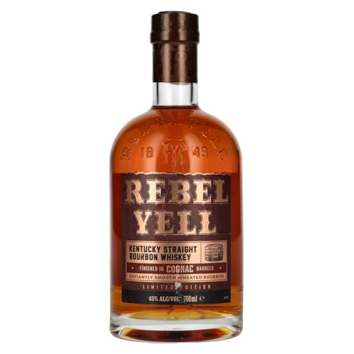 Rebel Yell Bourbon Cognac Barrel Finish Whiskey 45,00% 0,70 lt. Rebel Yell Bourbon Cognac Barrel Finish Whiskey 45,00% 0,70 lt. von Rebell Yell