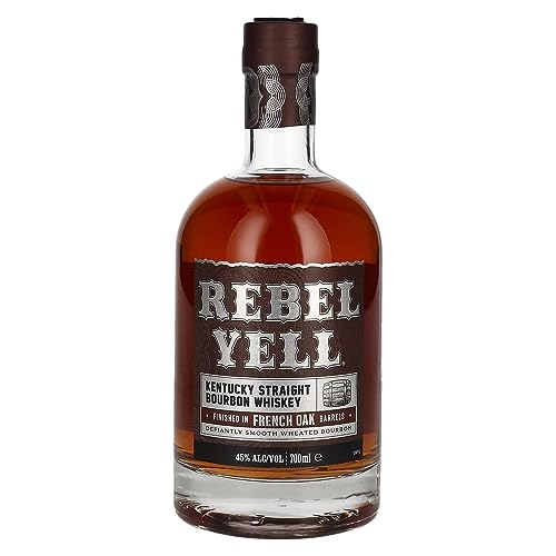 Rebel Yell Bourbon Whiskey French Oak Finish 45% Vol. 0,7l von Rebell Yell