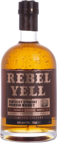 Rebel Yell Bourbon Whiskey Cognac Barrel Finish 45% Vol. 0,7l von Rebel Yell