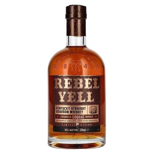 Rebel Yell Bourbon Whiskey Cognac Barrel Finish 45% Vol. 0,7l von Rebel