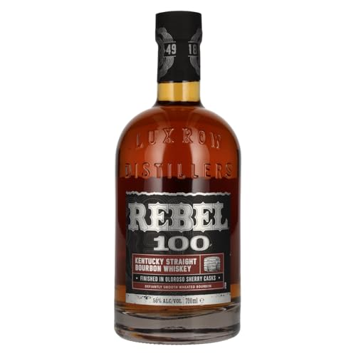Rebel 100 Kentucky Straight Bourbon Whiskey Oloroso Sherry Casks Finish 50% Vol. 0,7l Rebel 100 Kentucky Straight Bourbon Whiskey Oloroso Sherry Casks Finish 50% Vol. 0,7l von Rebel