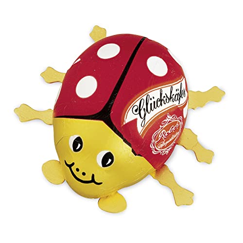 Reber Glückskäfer, Alpenmilch-Schokolade, Toll als Dekoration und Geschenk, 6 Stück Reber Glückskäfer, Alpenmilch-Schokolade, Toll als Dekoration und Geschenk, 6 Stück von Reber