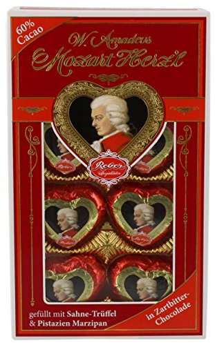Reber - Mozart Herzl - 80g Reber - Mozart Herzl - 80g von Reber