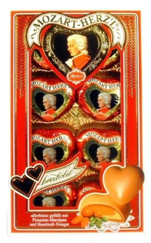 Reber Praline Mozart Herzl, 80 g Reber Praline Mozart Herzl, 80 g von Reber