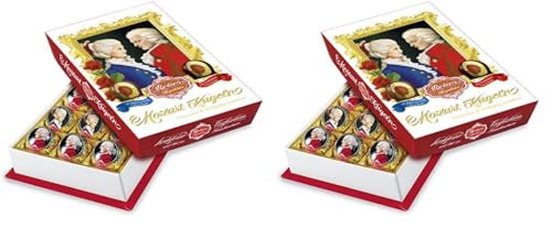 Reber Wolfgang & Constanze Mozart-Kugeln Barock, 30er Packung, Mozart-Kugeln aus Zartbitter- Alpenmilch-Schokolade, Gefüllt mit Pistazien, Marzipan, Mandeln, Haselnuss-Nougat, 300g (15 Mozart-Kugeln) Reber Wolfgang & Constanze Mozart-Kugeln Barock, 30er Packung, Mozart-Kugeln aus Zartbitter- Alpenmilch-Schokolade, Gefüllt mit Pistazien, Marzipan, Mandeln, Haselnuss-Nougat, 300g (15 Mozart-Kugeln) von Reber