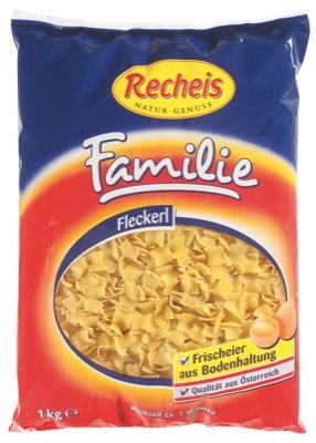 Recheis Familie 1kg, Fleckerl 3 x 1 kg von Recheis Teigwaren GmbH