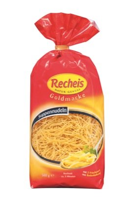 Recheis Goldmarke 500g, Suppennudeln 5 x 500 g Recheis Goldmarke 500g, Suppennudeln 5 x 500 g von Recheis Teigwaren GmbH