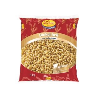 Recheis Dinkel hell 3kg, Hörnle gerippt von Recheis