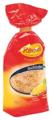 Recheis Goldmarke 250g, Buchstaben 5 x 250 g von Recheis Teigwaren GmbH