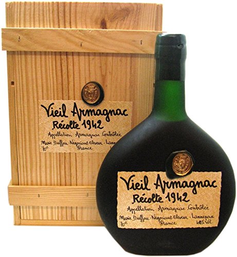 Rarität:Vieil Armagnac Récolte Jahrgang 1942 Marie Duffau - 0,7l von Récolte Marie Duffau