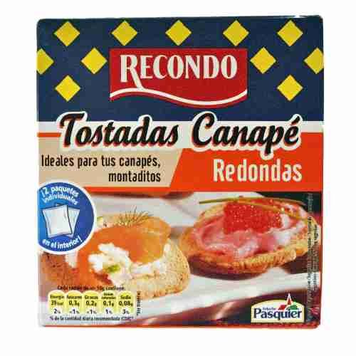 Tostadas Canapé - geröstete Brotscheiben 2 x 55 gr von Recondo