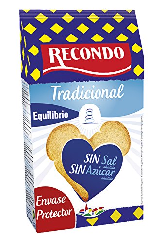 Pan Tostado Recondo Equilibrio Tradicional Sin Sal Sin Azúcar 30 Unidades 270gr von Recondo
