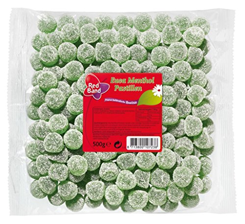 Red Band Euca Menthol Frucht gummi 500 g, 1er Pack (1 x 0.5 kg) von Red Band