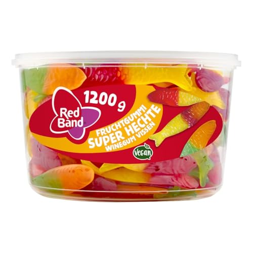 Red Band - Fruchtgummi - Weingummi - Super Hechte - Fische - 1,2 Kg Red Band - Fruchtgummi - Weingummi - Super Hechte - Fische - 1,2 Kg von Red Band