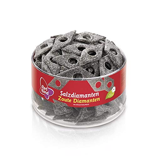 Red Band - Salzdiamanten Lakritz, 100 Stück, 1er Pack (1 x 1180 g) von Red Band