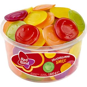 Red Band Smile Fruchtgummi 100 Stück von Cloetta