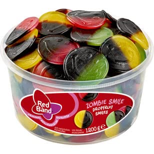 Red Band - Zombie Smile - Fruchtgummi - Lakritz - 1er Pack (1 x 1.2 kg) von Red Band