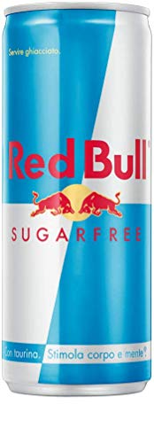 24x Red Bull Sugarfree mit Taurin und Koffein zuckerfrei Energiegetränk Sportgetränk Energy Drinks 250ml Dose von Red Bull