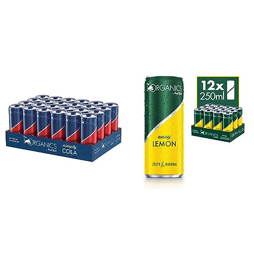 Set: Organics by Red Bull Simply Cola, EINWEG (24 x 250 ml) & Organics by Red Bull Easy Lemon, EINWEG (12 x 250 ml) von Red Bull
