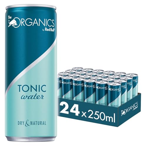 Organics by Red Bull Tonic Water, 24 x 250 ml, Dosen Bio Getränke 24er Palette, OHNE PFAND von Red Bull