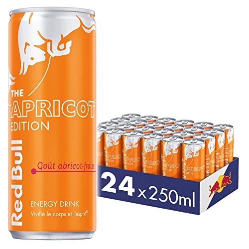 Red Bull Energy Drink, Aprikose & Erdbeergeschmack, 250 ml (24 Stück) von Red Bull