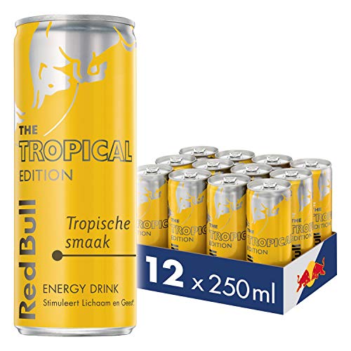 Red Bull Energy Drink, Tropical Edition, 250ML (12er-Pack) 3,33 kg von Red Bull