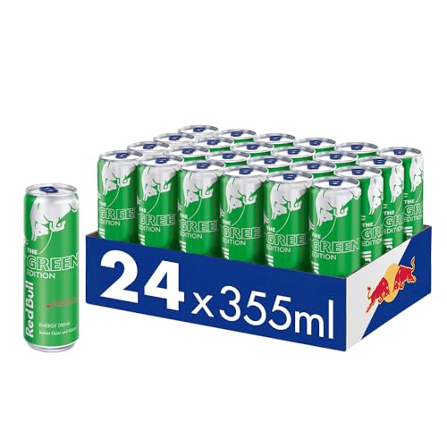 Red Bull Energy Drink Green Edition - 24 x 355 ML - Getränke mit Kaktusfrucht-Geschmack, EINWEG (24 x 355 ml) von Red Bull