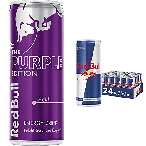 Red Bull Energy Drink Purple Edition - 24er Palette Dosen Getränke Acai-Beere Açaí, EINWEG (24 x 250 ml) & Energy Drink Dosen Getränke 24er Palette, EINWEG (24 x 250 ml) von Red Bull