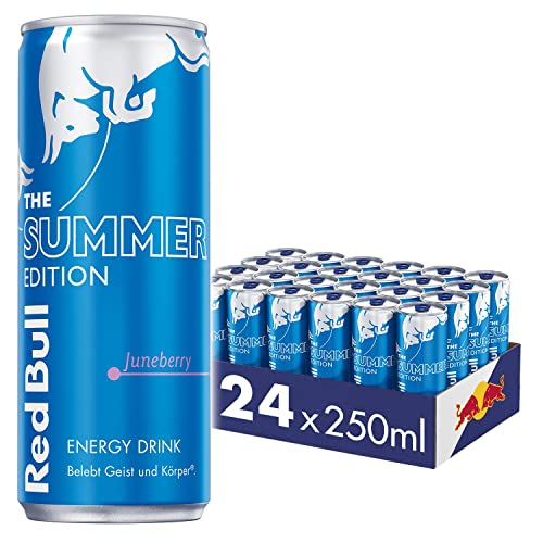 Red Bull Energy Drink Summer Edition 2023 Juneberry - 24er Palette Dosen Getränke, EINWEG (24 x 250 ml) von Red Bull