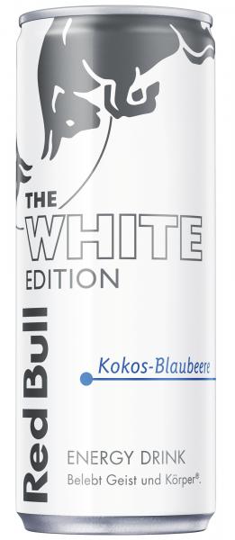 Red Bull Energy Drink White Edition Kokos-Blaubeere (Einweg) von Red Bull