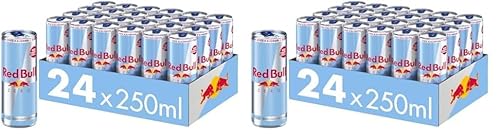 Red Bull Energy Drink Zero - 24er Palette Dosen - Getränke ohne Zucker und Kalorien EINWEG (24 x 250 ml) (Packung mit 2) von Red Bull