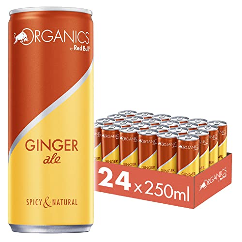 Red Bull Organics by Red Bull Ginger Ale, 24 x 250 ml, Dosen Bio Getränke 24er Palette, OHNE PFAND von Red Bull